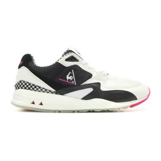 Acheter Le Coq Sportif R800 X T And C Checkers Blanc - Chaussures Baskets Basses Femme